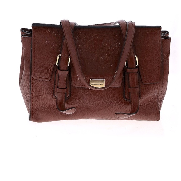BCBG Max Azria Brown Satchel Handbag EUC - Picture 2 of 5